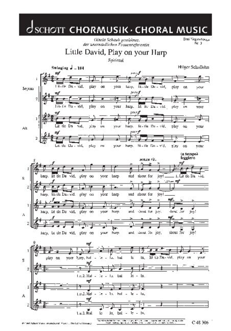 Little David, Play on your Harp (Spiritual)