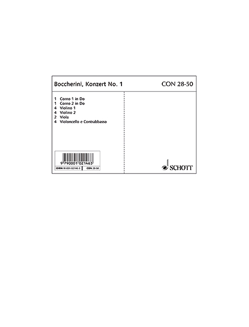 Concerto No. 1 Ut majeur