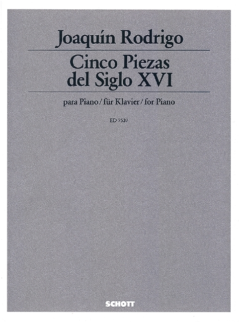 Cinco piezas del siglo XVI