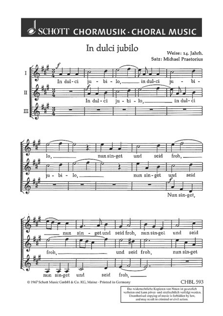 In dulci jubilo
