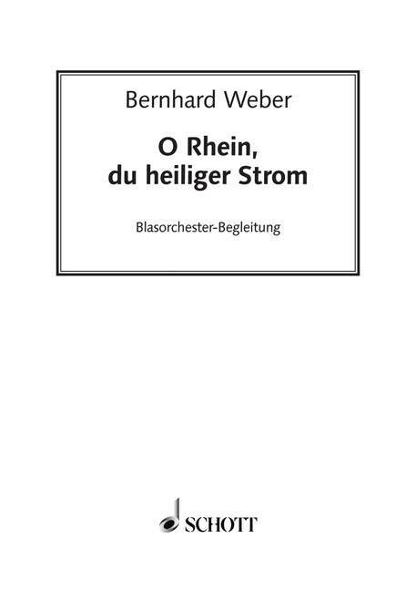 O Rhein, du heiliger Strom