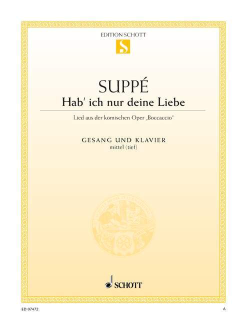 Hab' ich nur deine Liebe