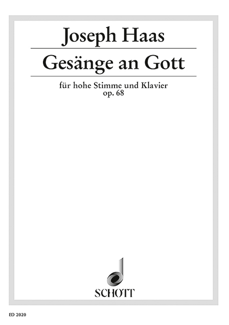 GESANGE AN GOTT OP. 68 CHANT