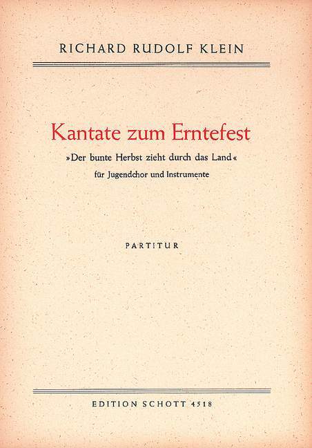Kantate zum Erntefest