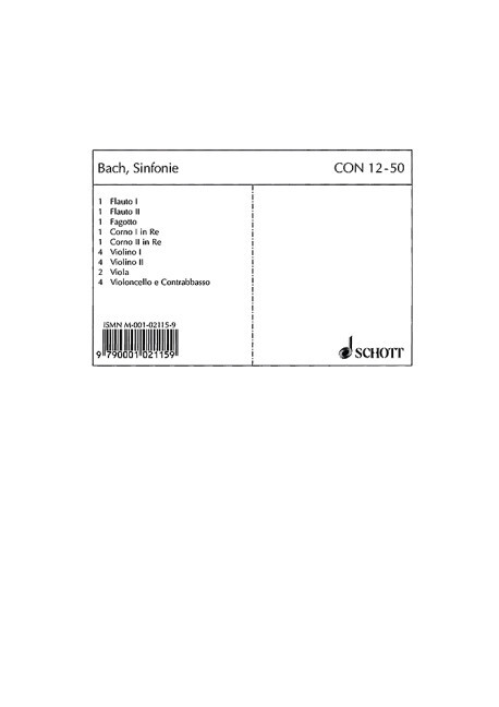 SINFONIA D MAJOR FALCK 64 ORCHESTRE-ENSEMBLE DE PARTITIONS