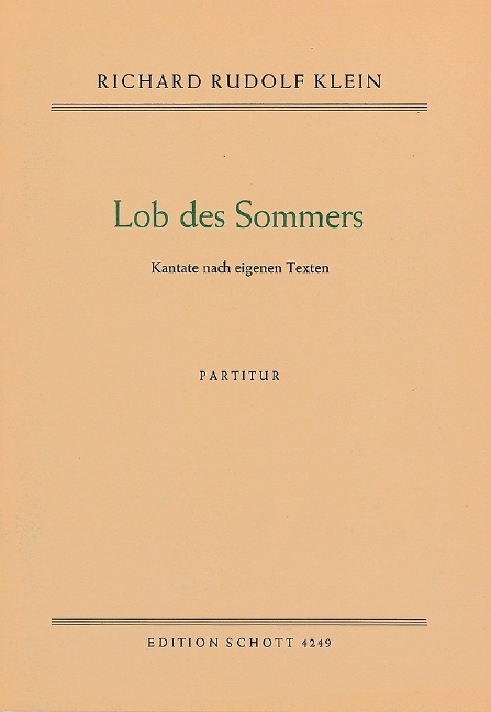Lob des Sommers