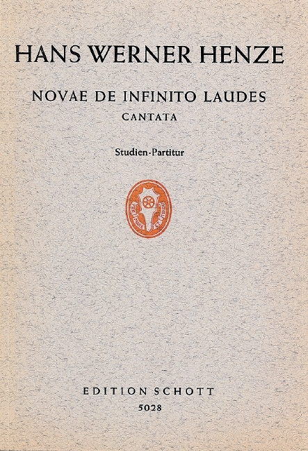 Novae de infinito laudes