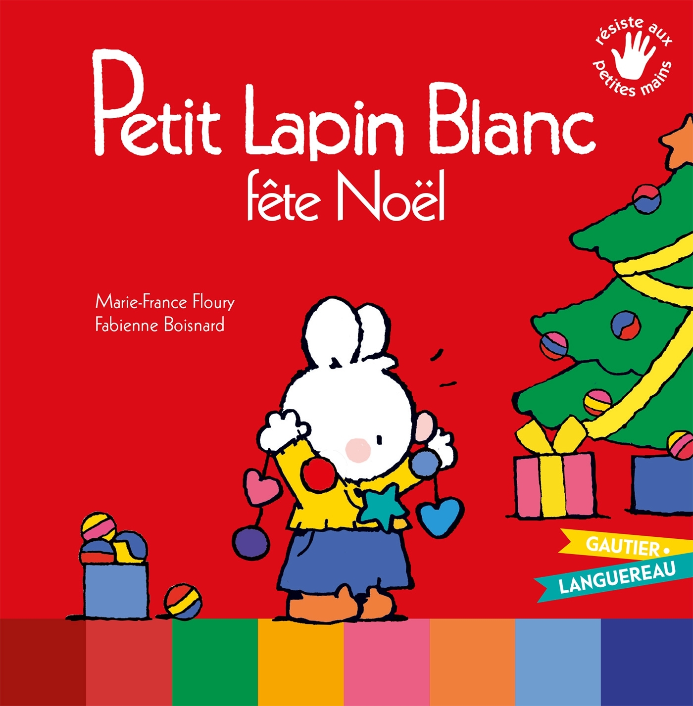 Petit Lapin Blanc fête Noël