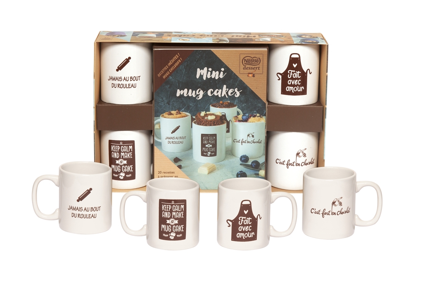 Coffret Mini mugs cakes Nestlé