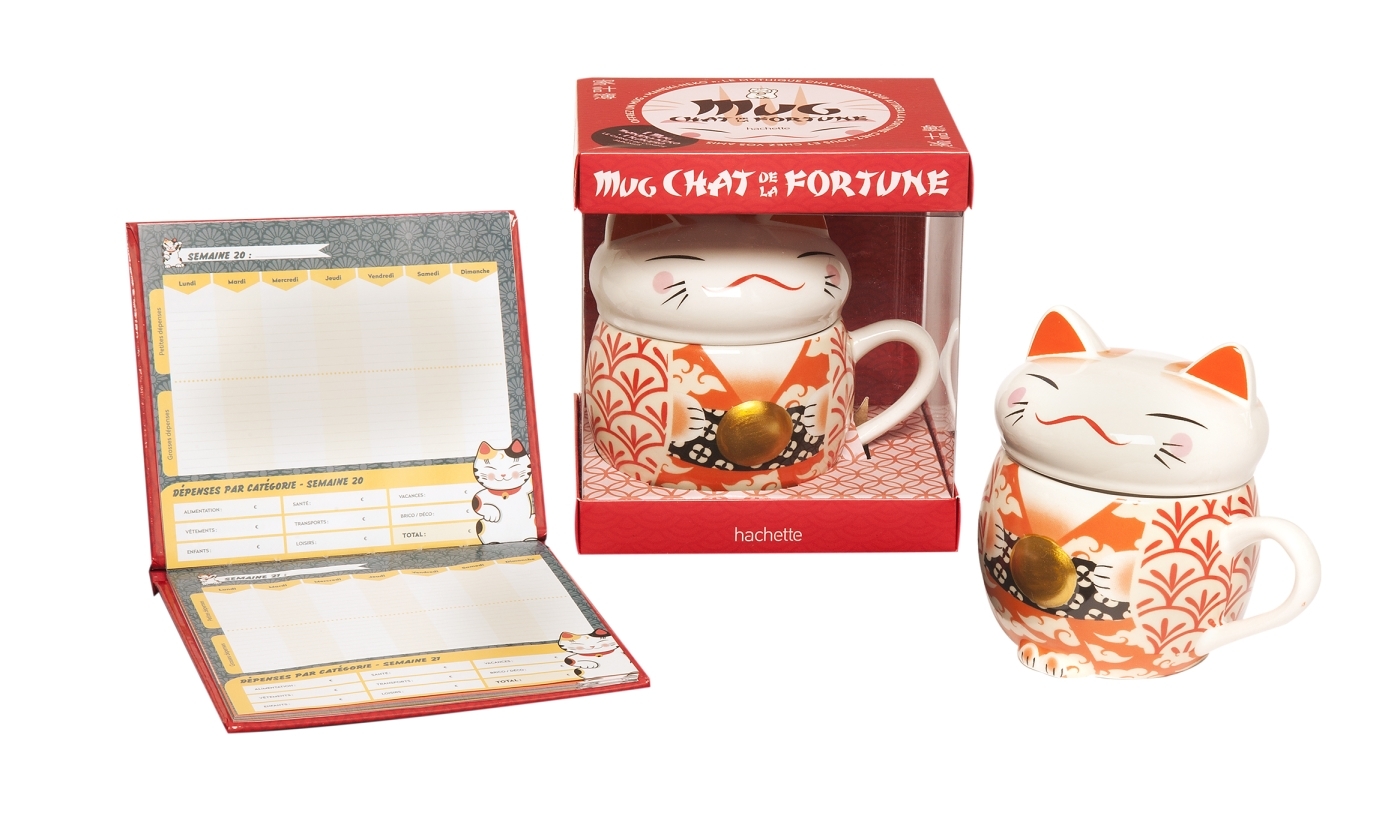 Coffret Mug Chat de la fortune