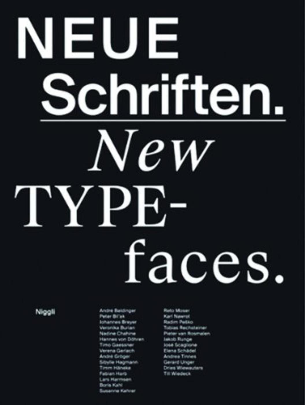 Neue schriften - New typefaces