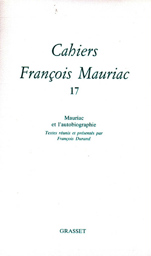 Cahiers numéro 17