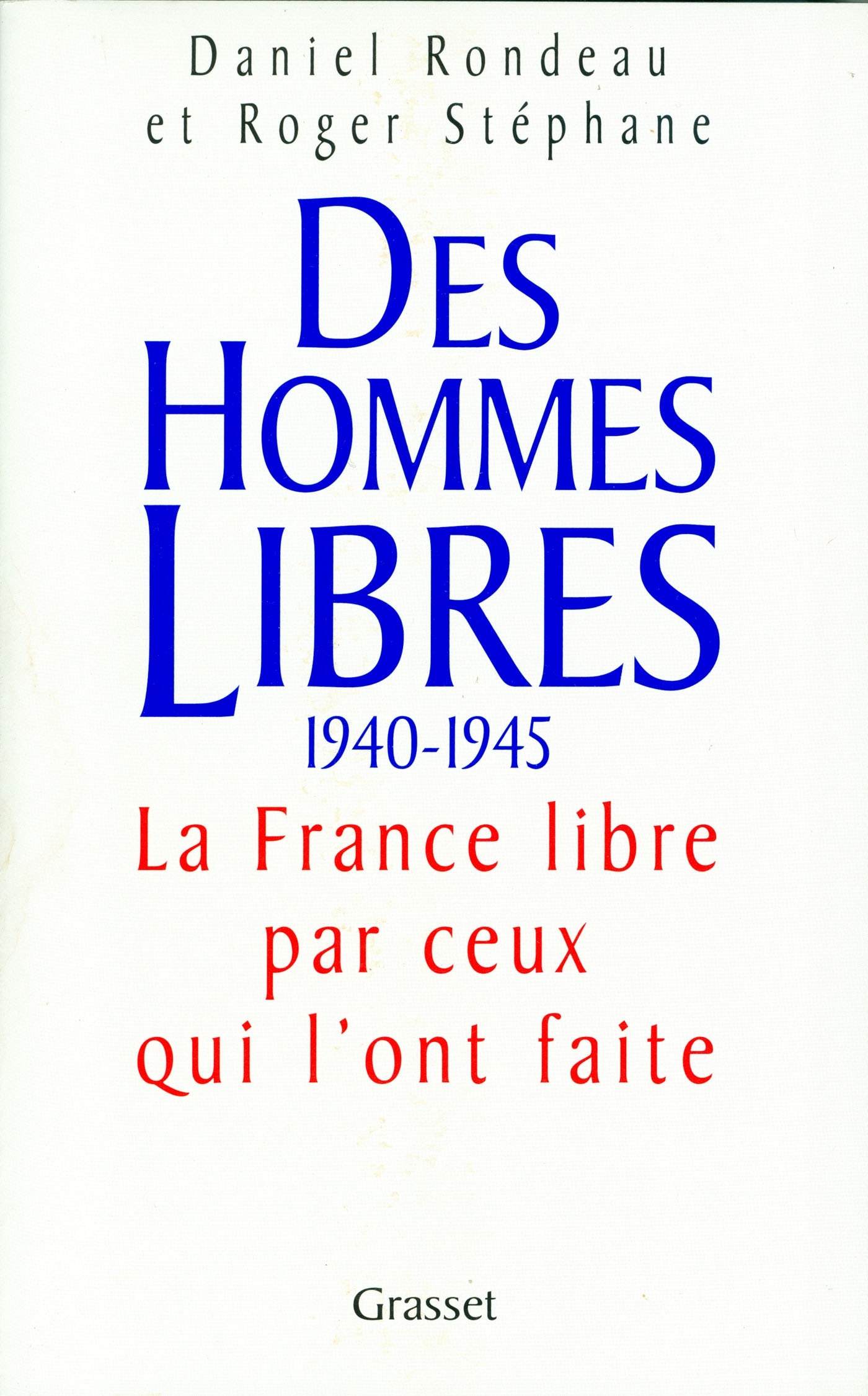 DES HOMMES LIBRES