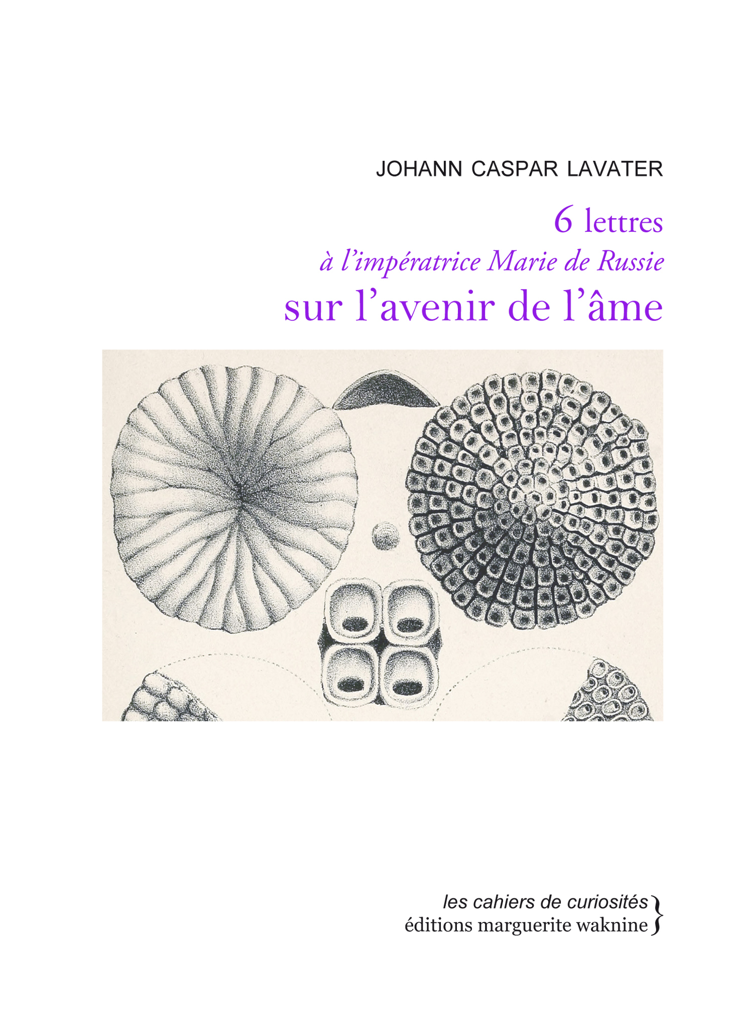 Six lettres à l'impératrice Marie de Russie sur l'avenir de l'âme