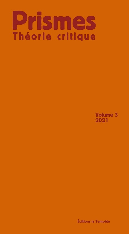 Prismes Théorie Critique T03