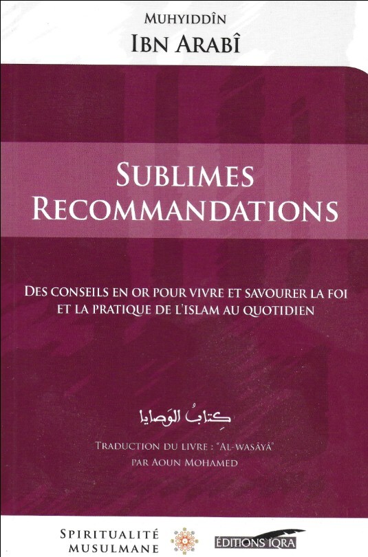 Sublimes recommandations