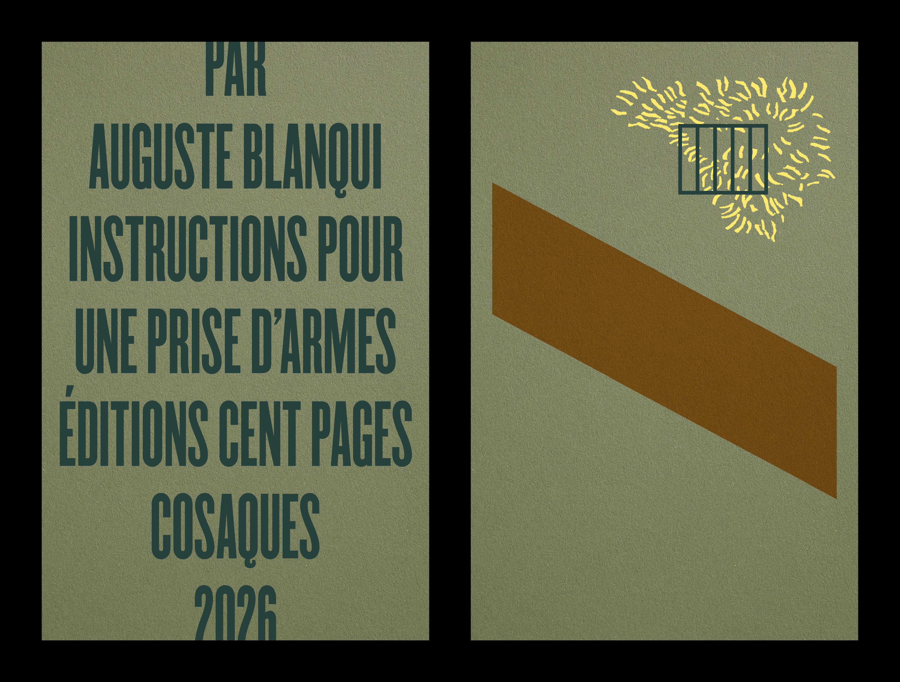 Instructions pour une prise d'armes