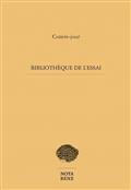 BIBLIOTHEQUE DE L'ESSAI