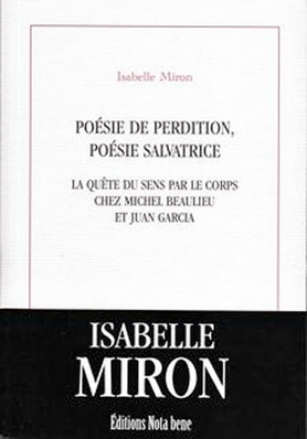 POESIE DE PERDITION, POESIE SALVATRICE: LA QUETE DU SENS PAR LE