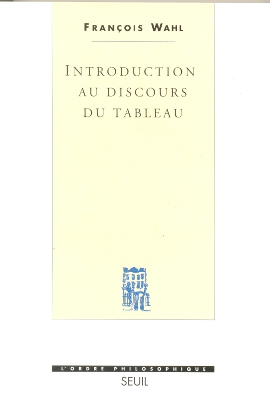 Introduction au discours du tableau