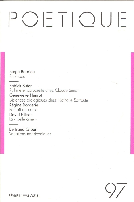 Poétique, n° 097
