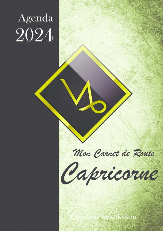 Agenda 2024 - CAPRICORNE - astrologie