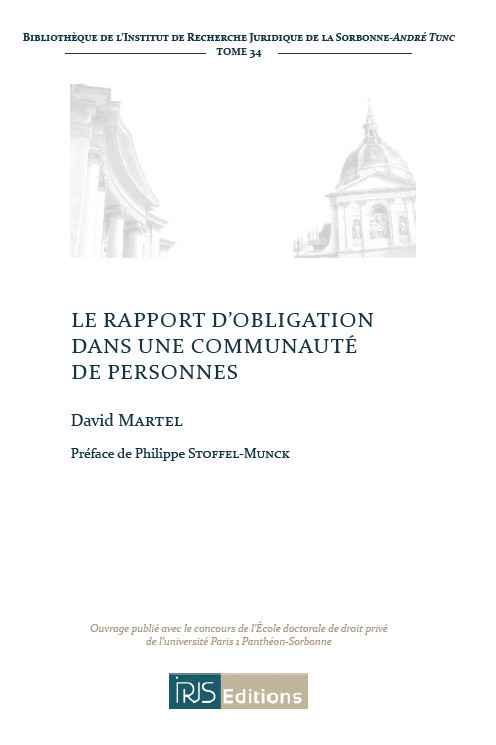 Le rapport d'obligation dans une communauté de personnes