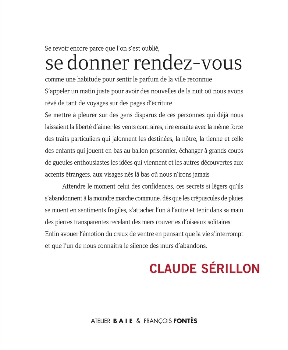 Se donner rendez-vous