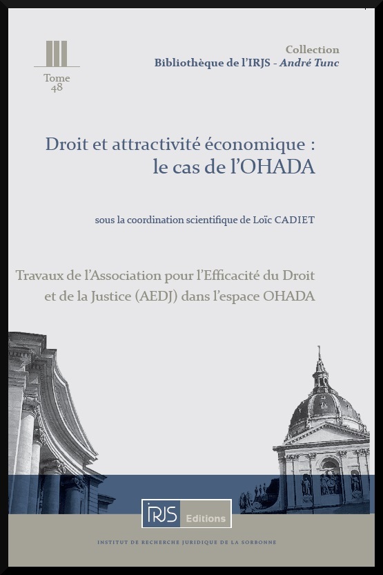 Droit et attractivité économique : le cas de l'OHADA