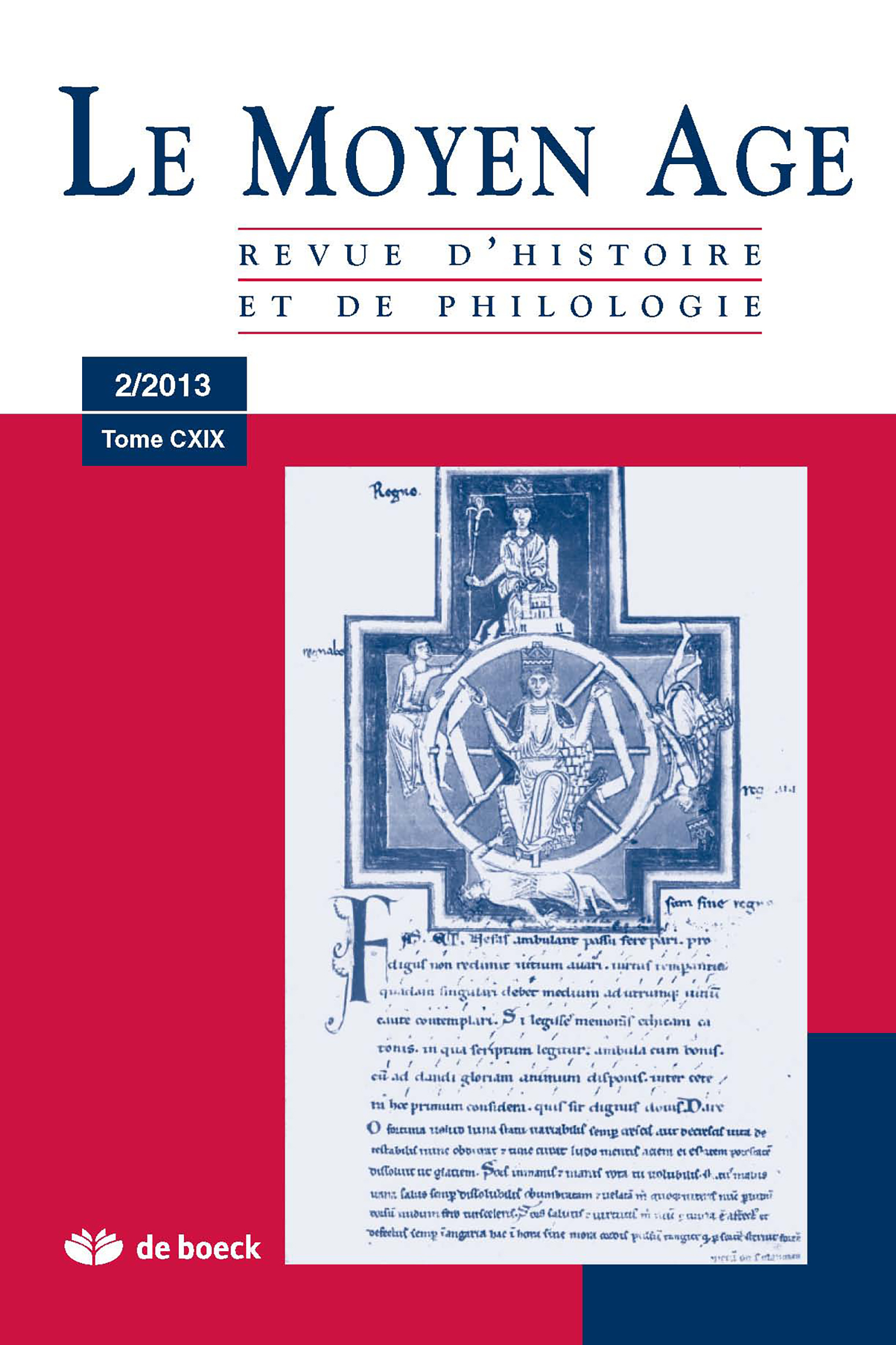 RMA_192 / REVUE DU MOYEN-AGE 2013/2 TOME CXIX