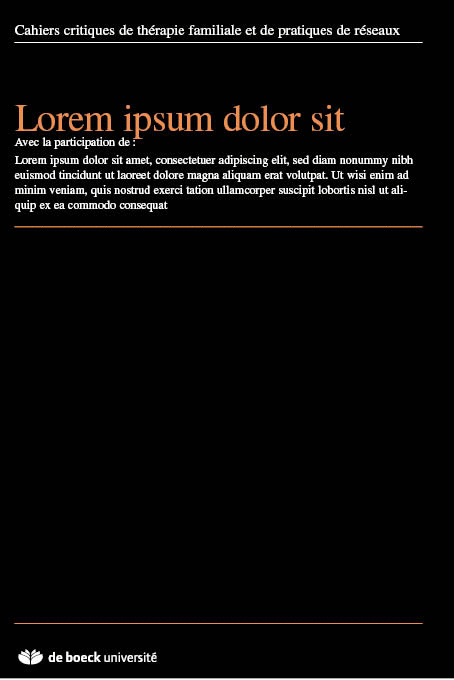 VIEILLIR EN FAMILLE ? CAHIERS CRITIQUES 2003/2 N.31