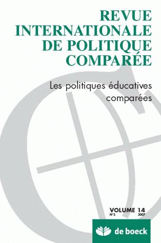 REVUE INTERNATIONALE DE POLITIQUE COMPAREE 2007/3 VOLUME 14