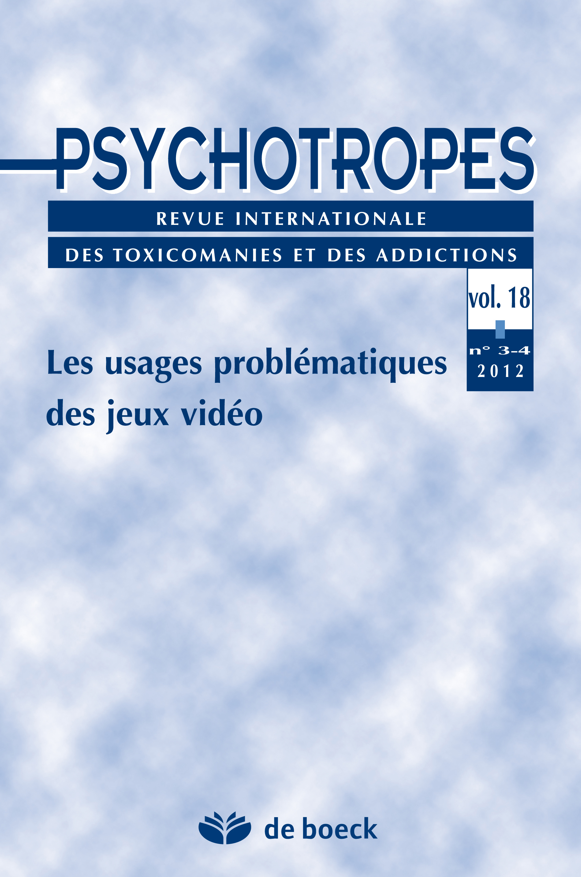PSYCHOTROPES 2012/3-4 VOL.18