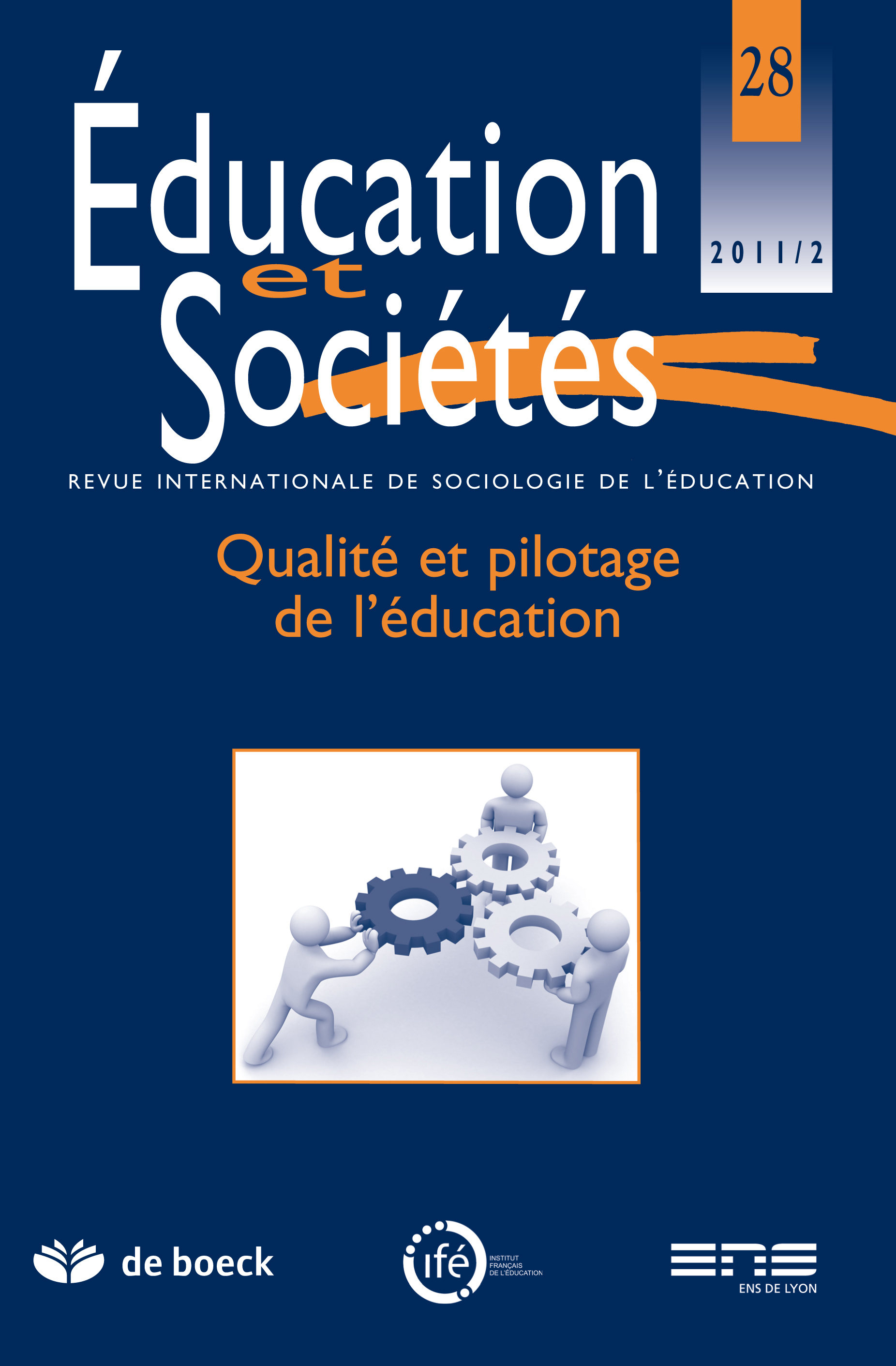 EDUCATION ET SOCIETES 2011/2 N.28
