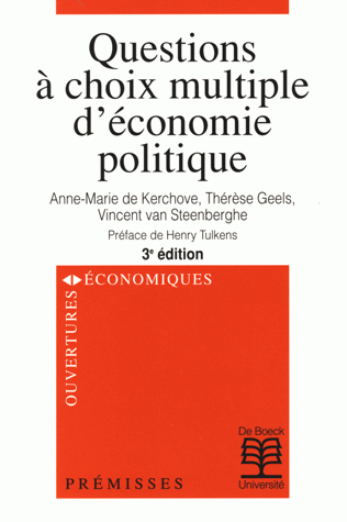 QUESTIONS CHOIX MULT. D'ECON. POLITIQUE