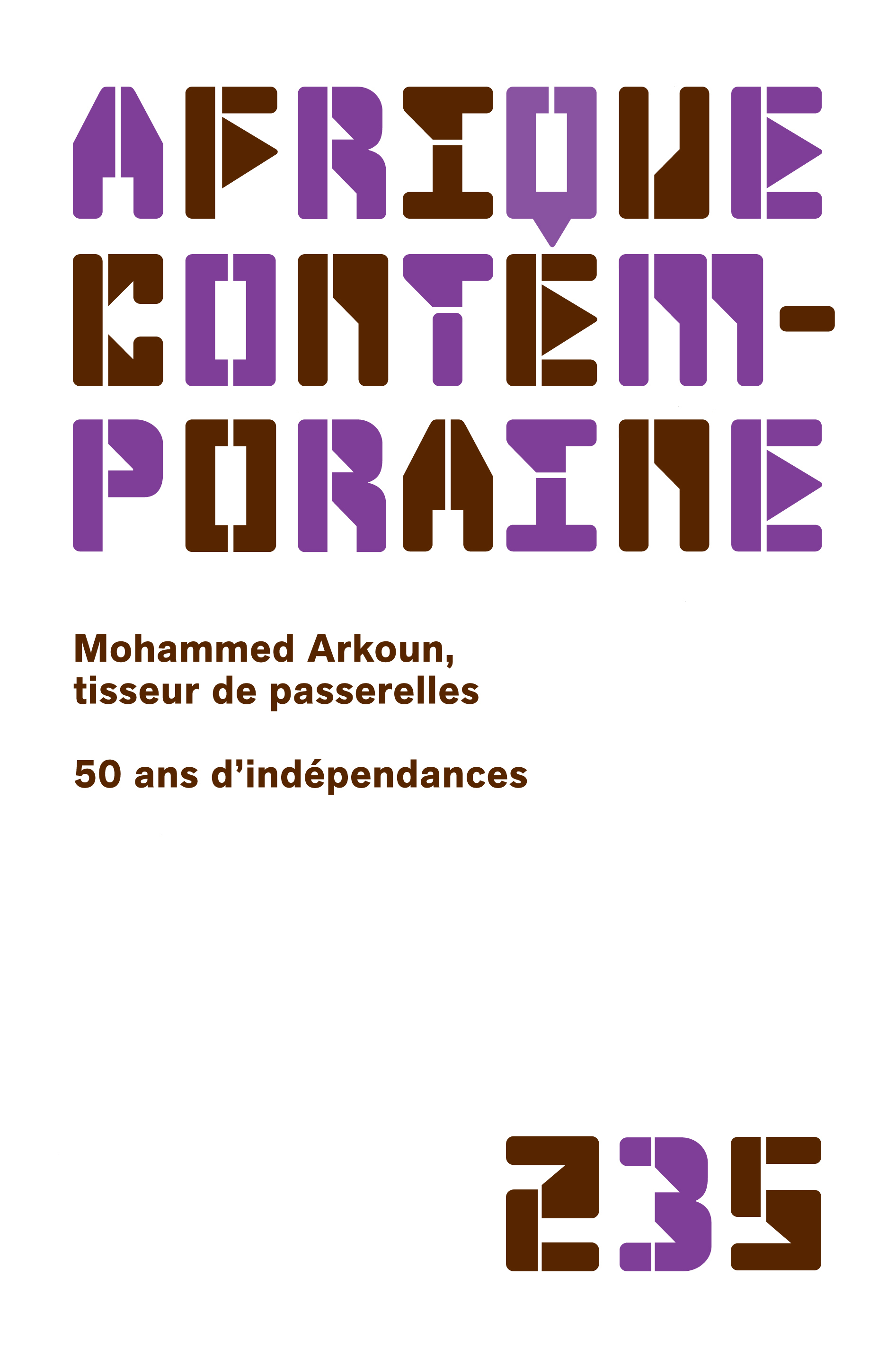 AFRIQUE CONTEMPORAINE 2010/3 N.235