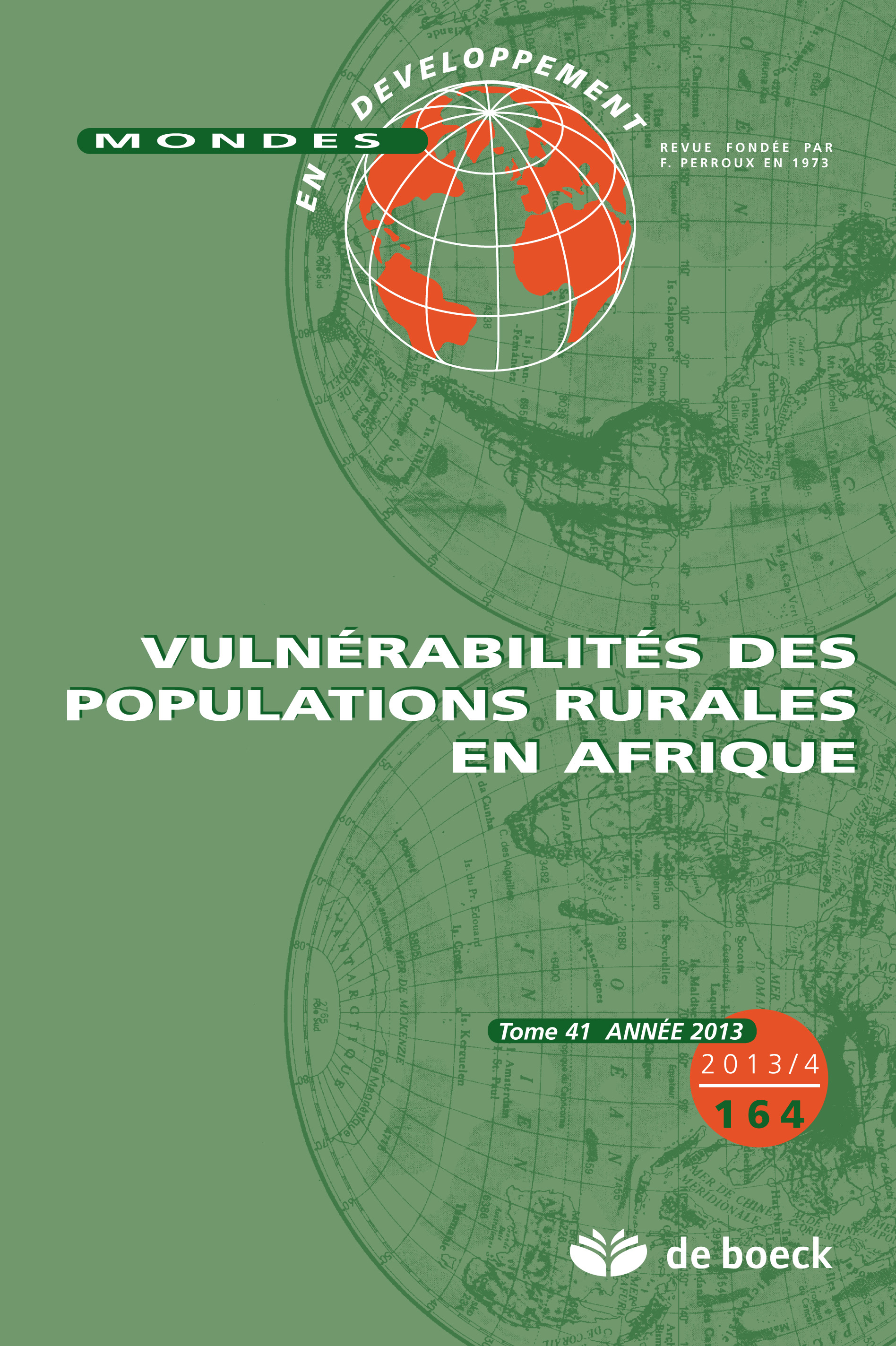MONDES EN DEVELOPPEMENT 2013/4 N.164 VULNERABILITE POPULATIONS RURALES AFRIQUE
