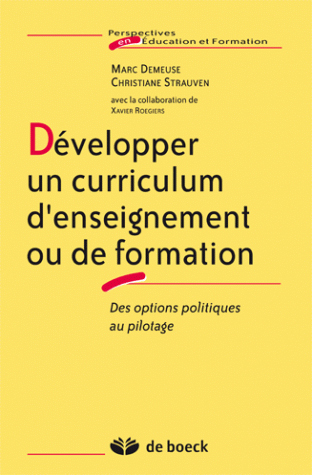 Développer un curriculum d'enseignement ou de formation