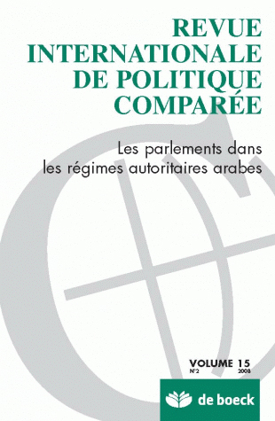 REVUE INTERNATIONALE DE POLITIQUE COMPAREE 2008/2 VOLUME 15