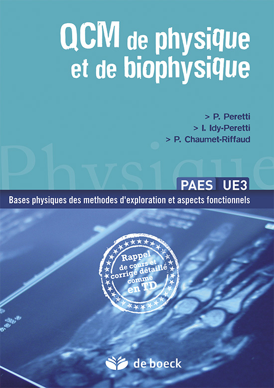 Qcm de physique et de biophysique