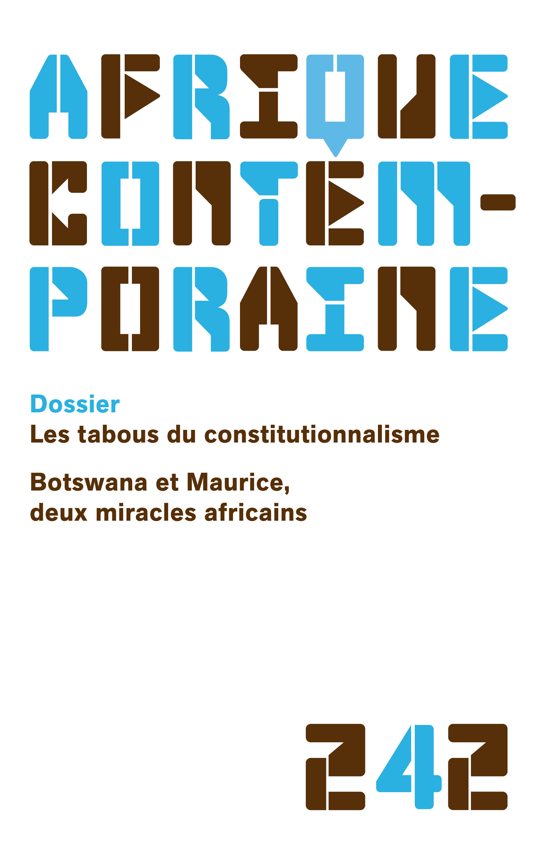 AFRIQUE CONTEMPORAINE 2012/2 N.242