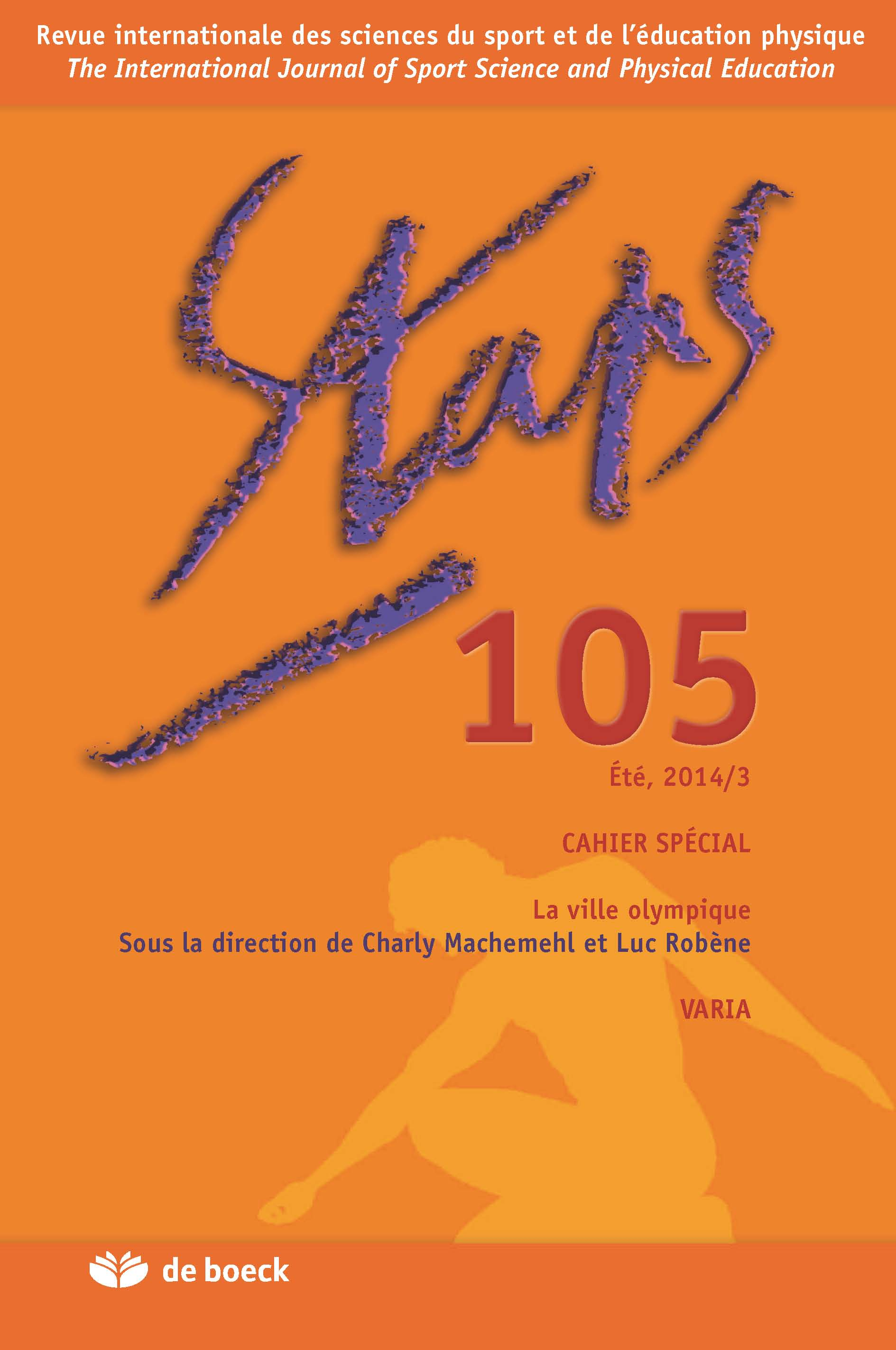 STAPS 2014/3 N.105 VILLE OLYMPIQUE