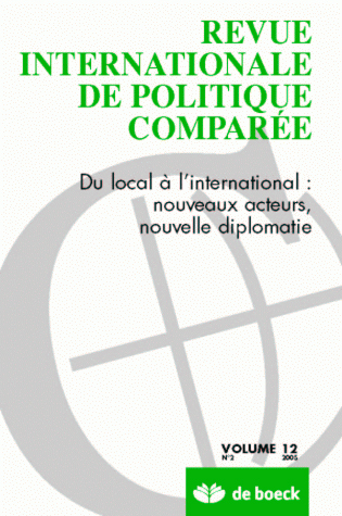 REVUE INTERNATIONALE DE POLITIQUE COMPAREE 2005/2
