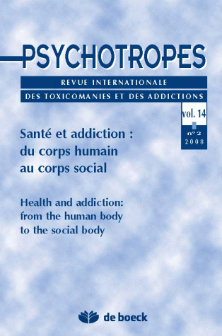 PSYCHOTROPES 2008/2 VOL.14 SANTE ET ADDICTION