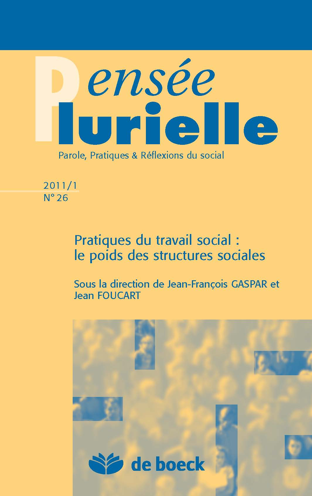 PENSEE PLURIELLE 2011/1 N.26