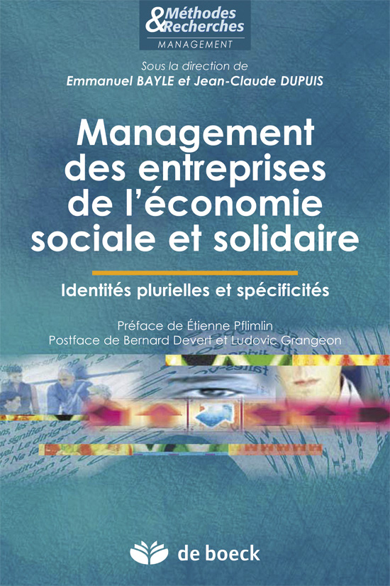 Management des entreprises de l'économie sociale et solidaire