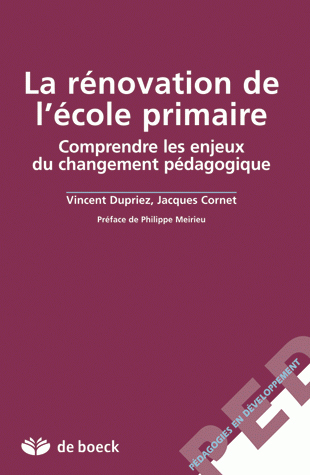 La rénovation de l'école primaire