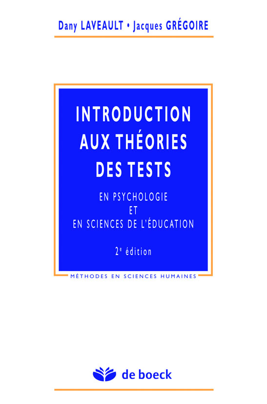 INTRODUCTION AUX THEORIES DES TESTS