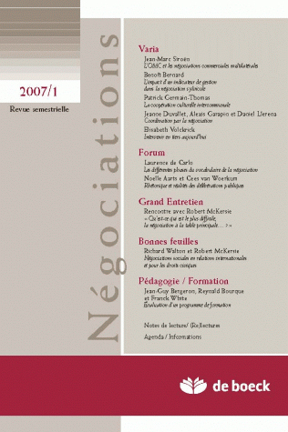 NEGOCIATIONS 2007/1 N.7