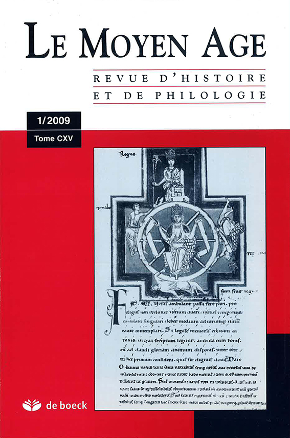 RMA_151 / REVUE DU MOYEN-AGE 2009/1 TOME CXV